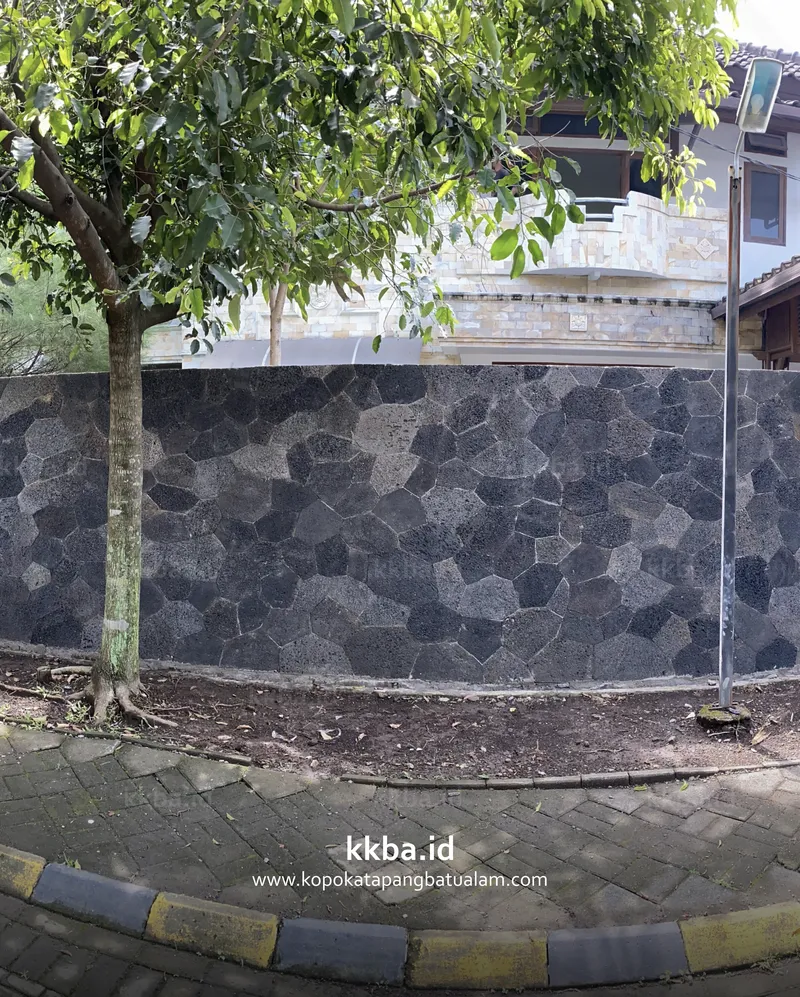 Dinding Pagar Batu Alam-3